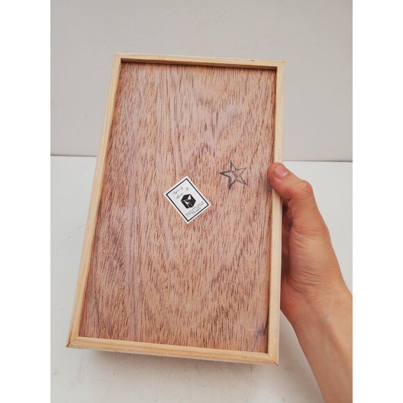 Vintage Gunther Mele 1970's wooden jewelry box. Jewellery . Vintage wooden - Picture 6 of 10